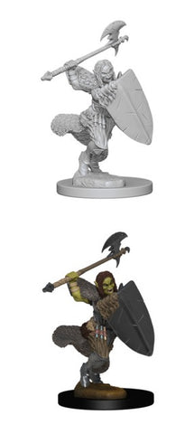 PF UNPAINTED MINIS WV1 HALF-ORC FEMALE BARBARIAN