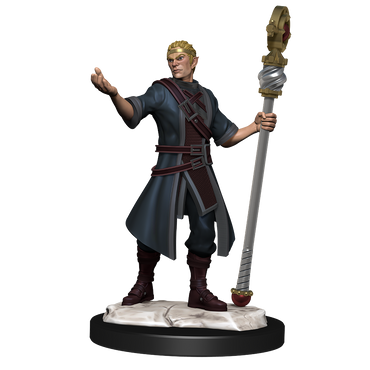 DND UNPAINTED MINIS WV14 HALF-ELF WIZARD MALE