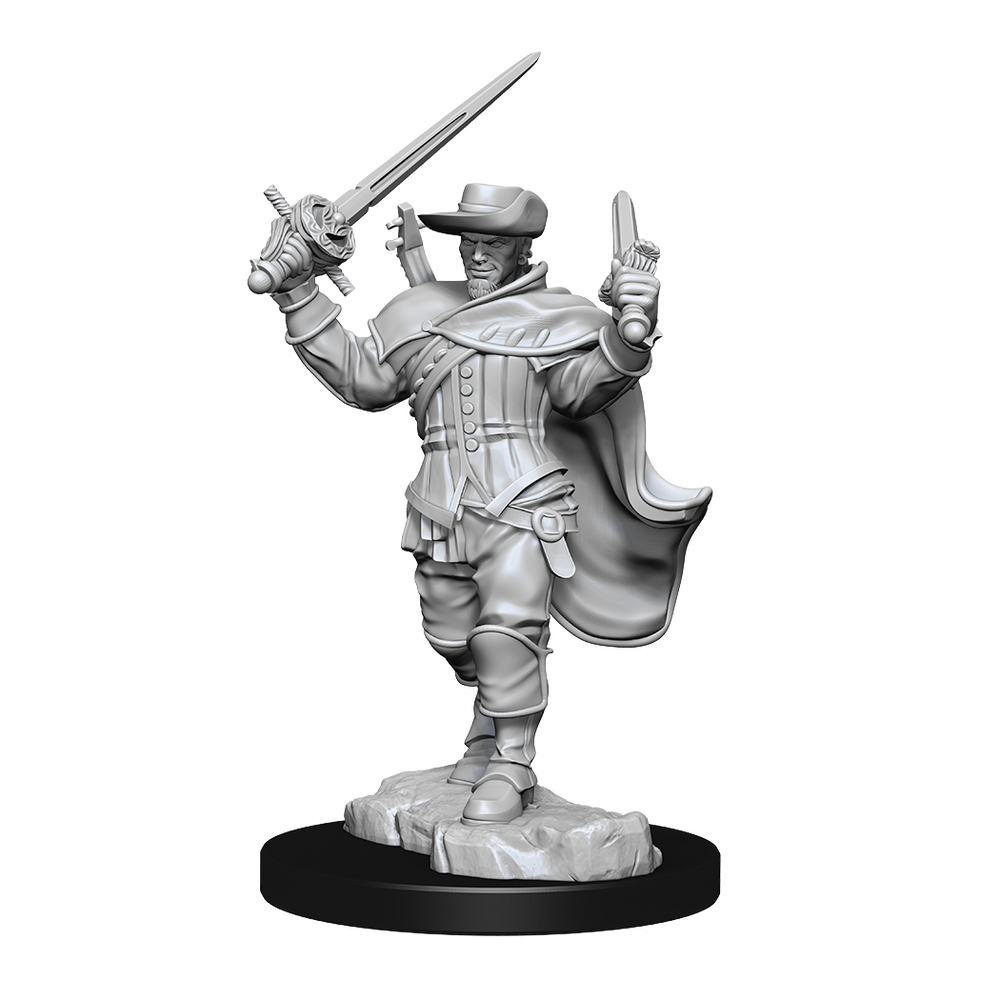 DND UNPAINTED MINIS WV15 HUMAN BARD MALE