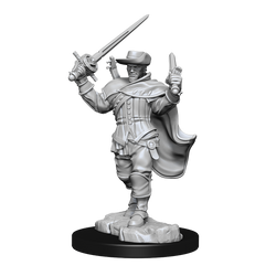 DND UNPAINTED MINIS WV15 HUMAN BARD MALE