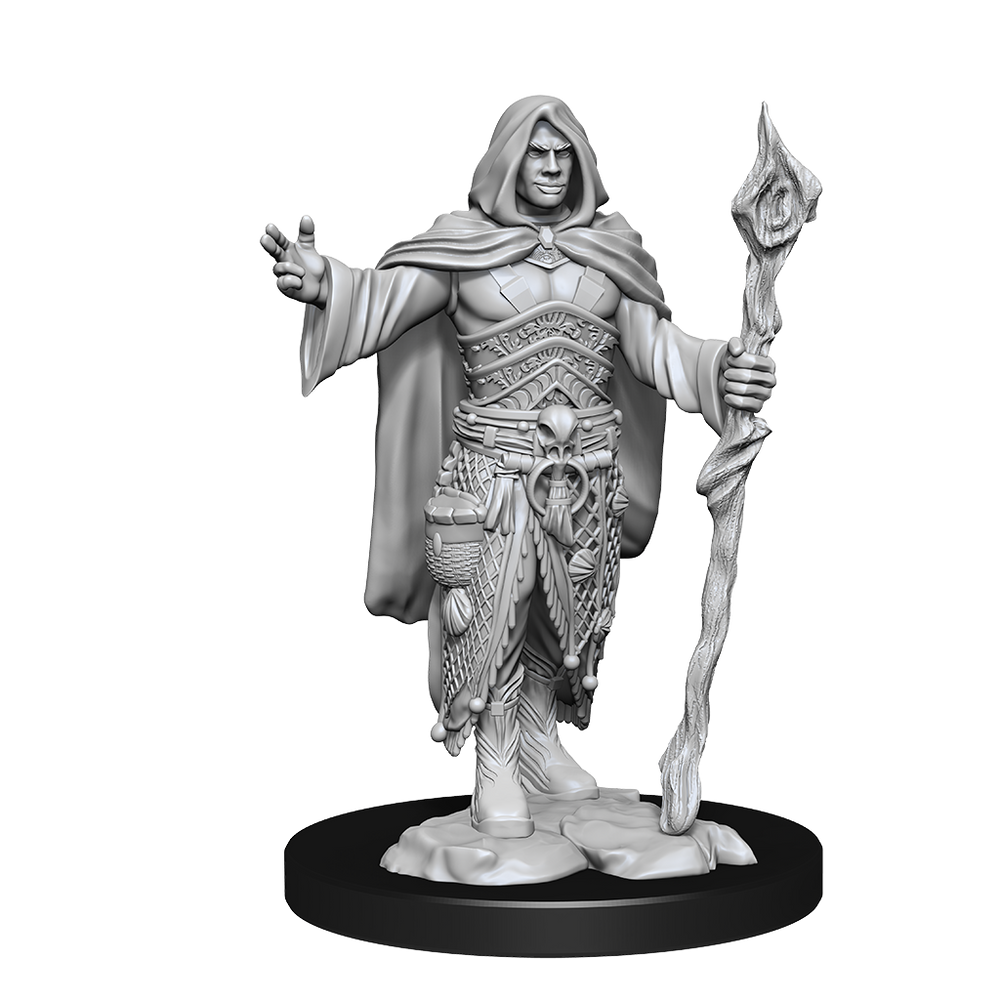 DND UNPAINTED MINIS WV14 HUMAN DRUID MALE