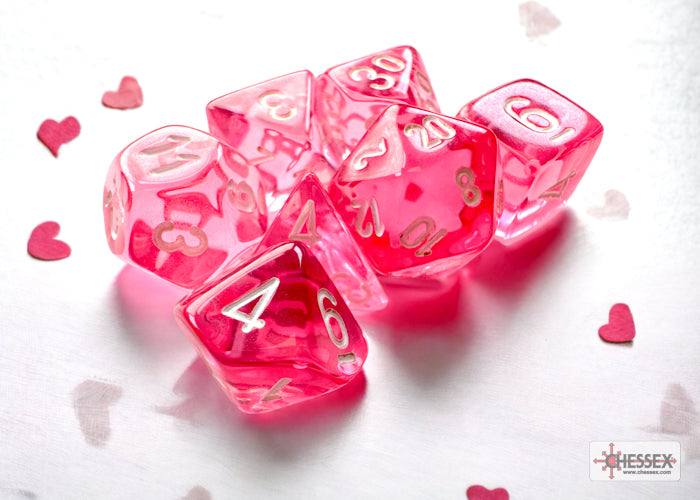 CHESSEX 7-DIE SET *Translucent* MINI