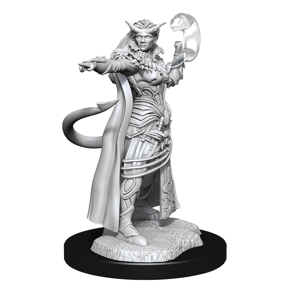 DND UNPAINTED MINIS WV15 TIEFLING SORCERER FEMALE