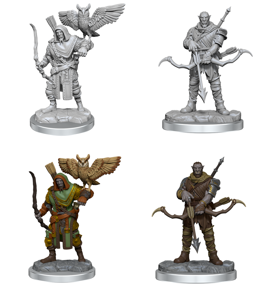 DND UNPAINTED MINIS WV17 ORC RANGER MALE