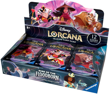 DISNEY LORCANA RISE O/T FLOODBORN BOOSTER BOX DISPLAY