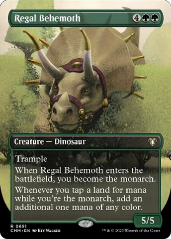 Regal Behemoth (Borderless Alternate Art) [Commander Masters]