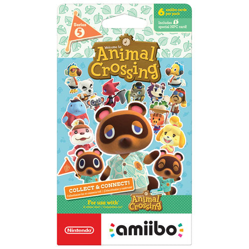 AMIIBO ANIMAL CROSSING CARDS - 6 PACK