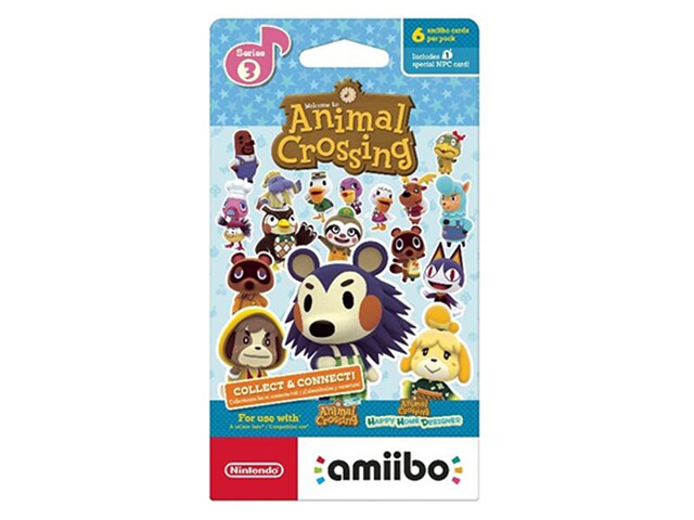AMIIBO ANIMAL CROSSING CARDS - 6 PACK