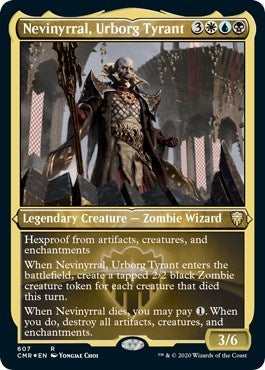 Nevinyrral, Urborg Tyrant (Foil Etched) [Commander Legends]