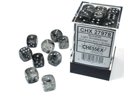 Chessex 12mm D6 Dice Block (36 Dice) *Borealis*