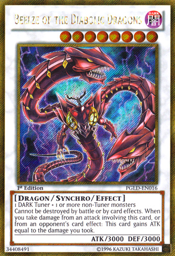 yugioh beelze deck of The Diabolic Dragons - LCKC-EN071 - Legendary Collection Kaiba - Secret Rare 3000 Defense Beelze Deck - June 2024
