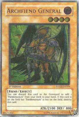 Archfiend General (UTR) [FOTB-EN019] Ultimate Rare