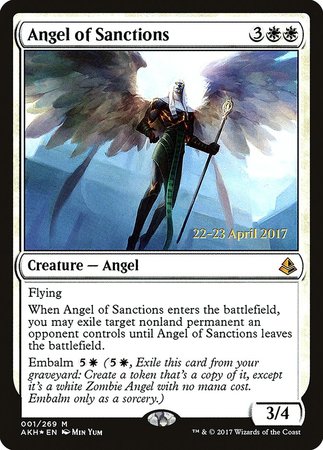 Angel of Sanctions [Amonkhet Promos]