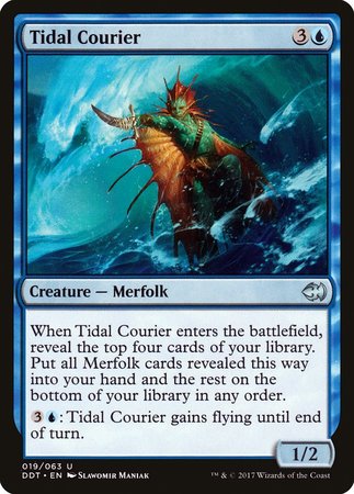 Tidal Courier [Duel Decks: Merfolk vs. Goblins]