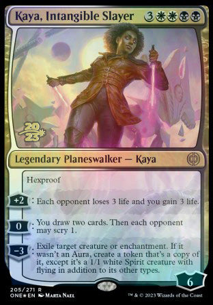 Kaya, Intangible Slayer [Phyrexia: All Will Be One Prerelease Promos]
