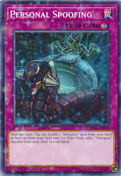 Personal Spoofing (Starfoil) [SP18-EN049] Starfoil Rare