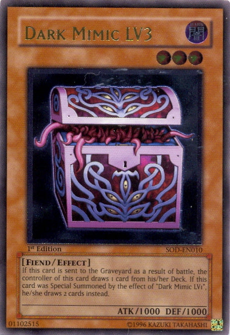 Dark Mimic LV3 (UTR) [SOD-EN010] Ultimate Rare