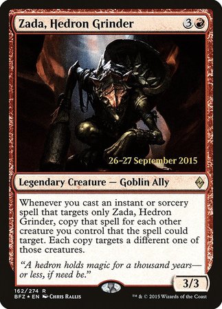 Zada, Hedron Grinder [Battle for Zendikar Promos]