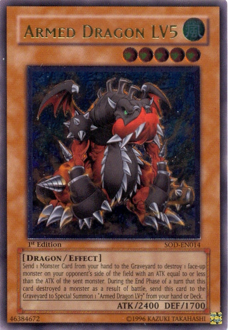 Armed Dragon LV5 (UTR) [SOD-EN014] Ultimate Rare