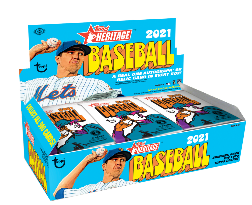 2021 Topps Heritage Baseball Hobby Box