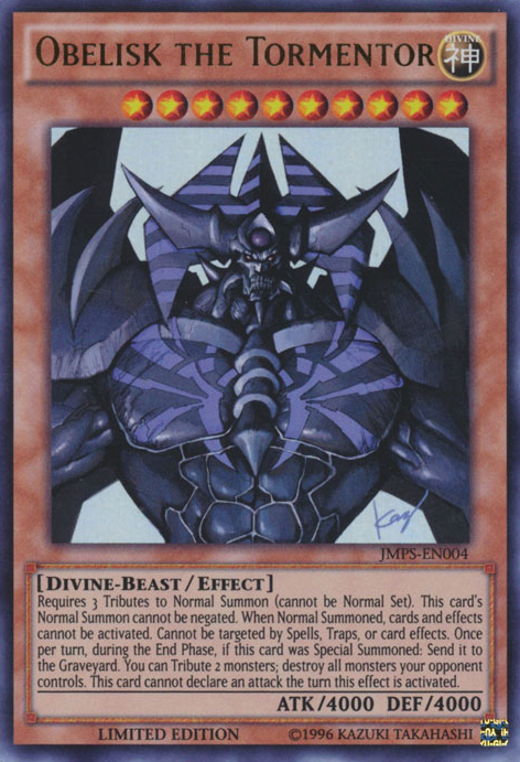 Obelisk the Tormentor (JMPS-EN004) [JMPS-EN004] Ultra Rare
