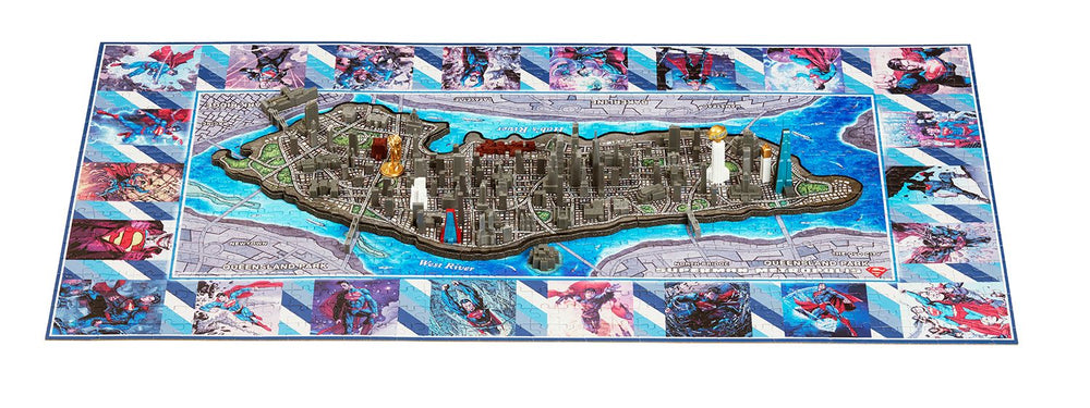 4D Puzzle: Superman Metropolis (833 Pieces)