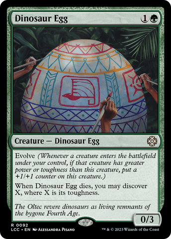 Dinosaur Egg [The Lost Caverns of Ixalan Commander]