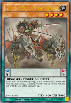 Steel Cavalry of Dinon (ENSP1) [BOSH-ENSP1] Ultra Rare