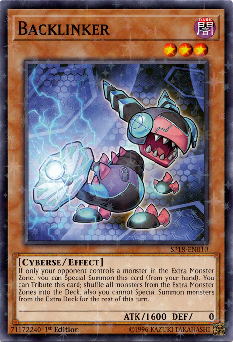 Backlinker (Starfoil) [SP18-EN010] Starfoil Rare