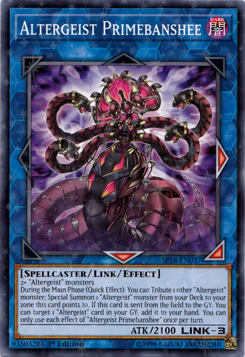 Altergeist Primebanshee (Starfoil) [SP18-EN037] Starfoil Rare