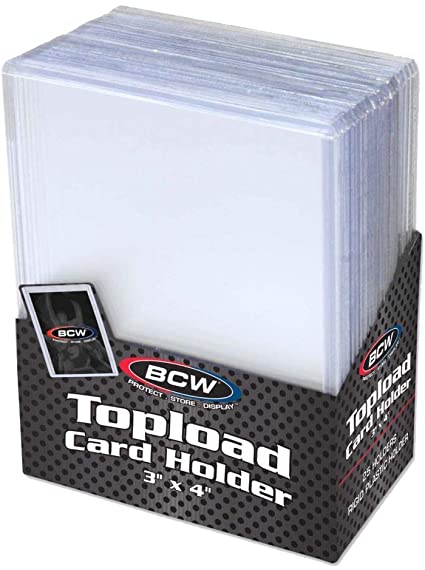 BCW TOPLOAD 3X4 REGULAR CLEAR 25CT