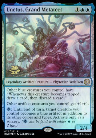 Unctus, Grand Metatect [Phyrexia: All Will Be One Prerelease Promos]