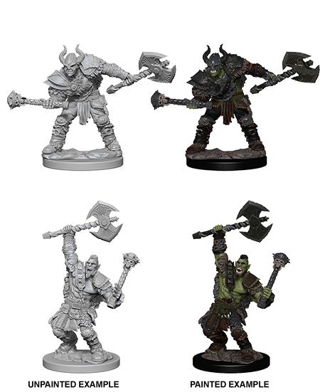 Pathfinder Deep Cuts Unpainted Miniatures: Wave 3: Half-Orc Male Barbarian