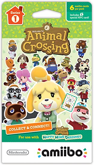 AMIIBO ANIMAL CROSSING CARDS - 6 PACK