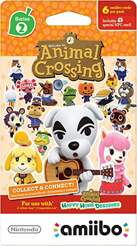 AMIIBO ANIMAL CROSSING CARDS - 6 PACK