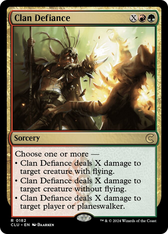 Clan Defiance [Ravnica: Clue Edition]
