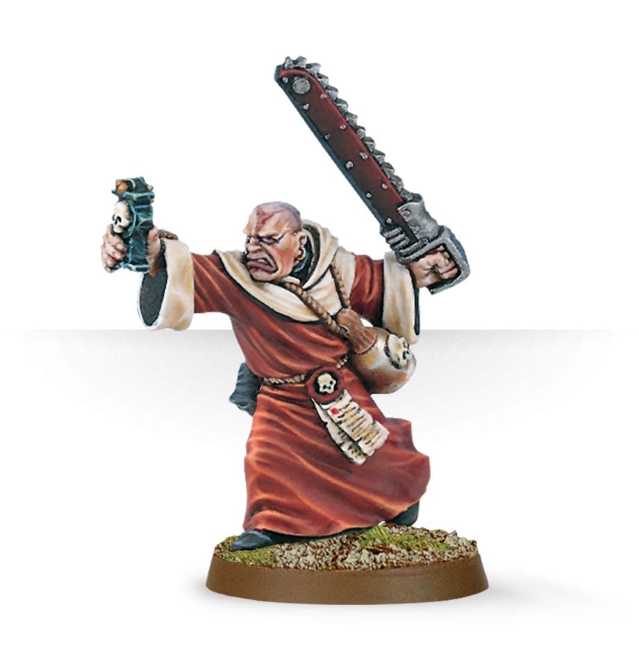 Adepta Sororitas: Preacher with Chainsword