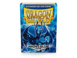 Dragon Shield Matte Sleeve - Night Blue ‘Xon’ 60ct