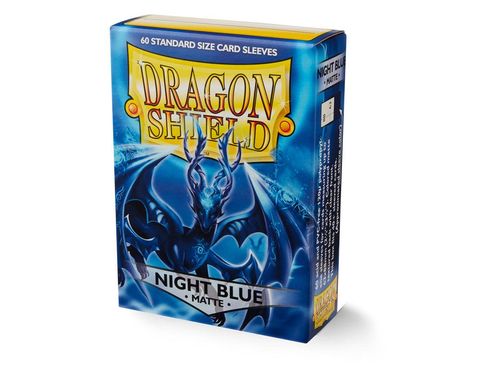 Dragon Shield Matte Sleeve - Night Blue ‘Xon’ 60ct