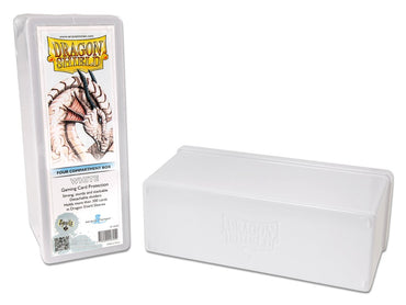 Dragon Shield Four Compartment Box – White