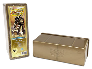 Dragon Shield Four Compartment Box – Gold
