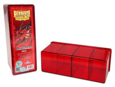 Dragon Shield Four Compartment Box – Red