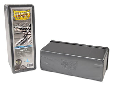 Dragon Shield Four Compartment Box – Silver