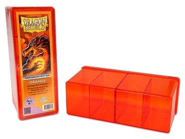 Dragon Shield Four Compartment Box – Orange