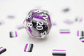 Asexual Flag RPG Dice Set