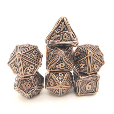 Metal Druid Dice - Ancient Copper