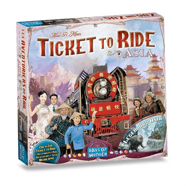 TICKET TO RIDE: MAP #1 - ASIA