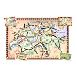 TICKET TO RIDE: MAP #2 - INDIA / SWITZERLAND