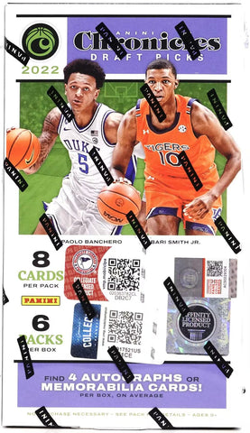 2022 Chronicles Draft Picks Basketball Hobby Box