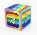 Rainbow Pride Flag - RPG Metal Dice Set